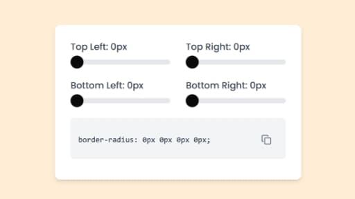 CSS Border Radius Generator