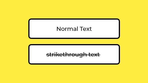 HTML Strikethrough Text Generator