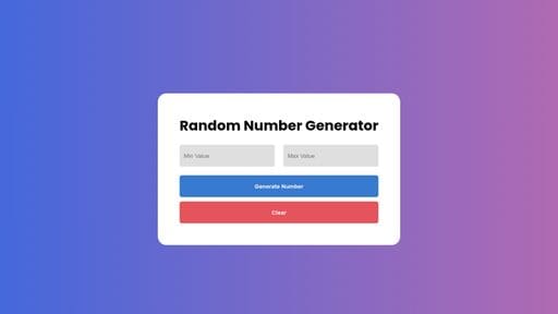 Random Number Generator